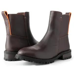 Juno Jones Meti II Women's Steel Toe Boot - Brown