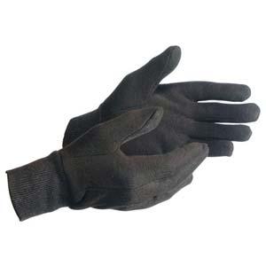 MCR Safety Brown Jersey Gloves - Unlined