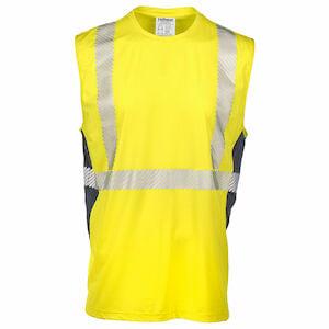 J. J. Keller® SAFEGEAR® Hi-Vis Sleeveless Cooling T-Shirt, Type R Class 2