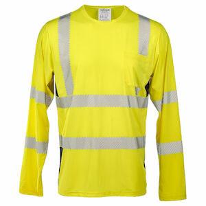 J. J. Keller® SAFEGEAR® Hi-Vis Cooling Long Sleeve T-Shirt Type R, Class 3