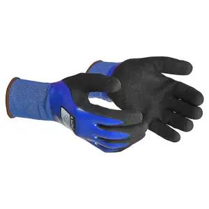 J. J. KellerĀ® SAFEGEARĀ® Bladestop Nitrile Smooth + Sandy A4 Gloves