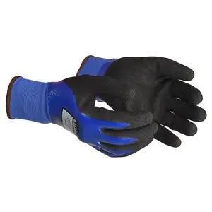 J. J. KellerĀ® SAFEGEARĀ® Nitrile Smooth and Sandy-Dipped Glove
