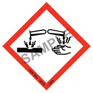GHS Pictogram Labels - Corrosion
