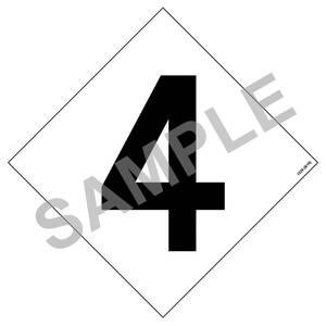 HazCom Numbers Package - NFPA® Digit #4