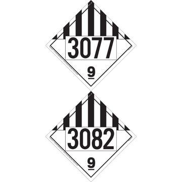 3077/3082 Placard - Class 9 Miscellaneous