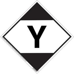 Limited Quantity Y Marking Labels - Polyolefin