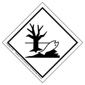 International Dangerous Goods Labels - Marine Pollutant - Vinyl