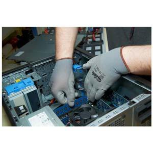 G-Tek® Flat-Dip Polyurethane Coated Seamless Knit Glove