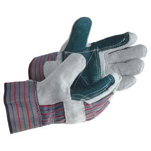 MCR Safety Economy Split Cowhide Double Leather Safety Cuff Work Gloves