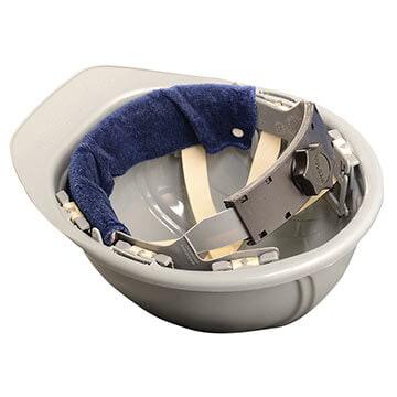 Navy Occunomix® Terry Toppers Snap-On Sweatbands for Hard Hats