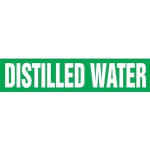 Distilled Water Pipe Marker - ASME/ANSI