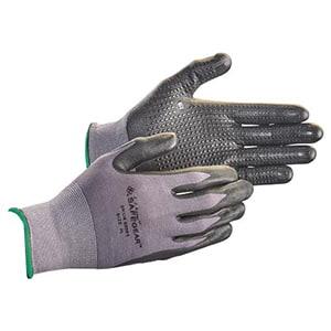 J. J. Keller® SAFEGEAR® Flat Dip Nitrile Foam Grip-Dot Palm Nylon Knit Gloves