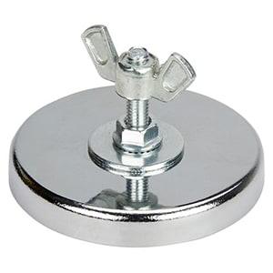 Warning Flag 80-lb. Cup Magnet with Hardware