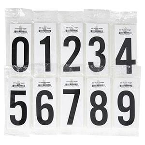 3.5" Vinyl Number Packs – Retail Packaging