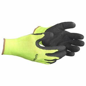 J. J. Keller® SAFEGEAR® Seamless Knitted Polycotton Liner Gloves with Natural Rubber Coating