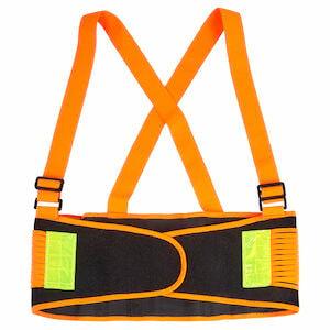 J. J. Keller® SAFEGEAR® Hi-Vis Back Support Brace