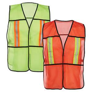J. J. Keller® SAFEGEAR® Hi-Vis Universal Safety Vest – Hook & Loop Closure