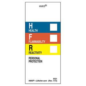 Original HMIS® Laboratory Labels w/ Personal Protection Area