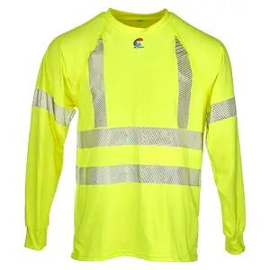 J. J. Keller® SAFEGEAR® Flame Resistant Hi-Vis Long Sleeve Control 2.0 T-Shirt CAT 1