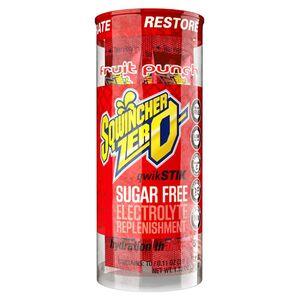 Sqwincher Qwik Stick Sugar-Free Zero Calorie Electrolyte Powdered Beverage Mix Assorted Pack