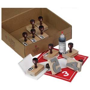 Placard Numbering Stamp Kit