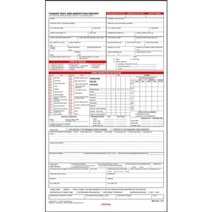 Tanker Test and Inspection Report - 2-Ply