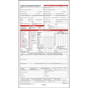 Tanker Test and Inspection Report - 3-Ply